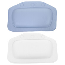 2Stk Wellness Badekissen PVC Nackenstütze Badewanne Bunt Und Langlebig