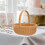 Imitation Rattan Mini Basket Khaki 1pack 8