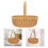 Imitation Rattan Mini Basket Khaki 1pack 5