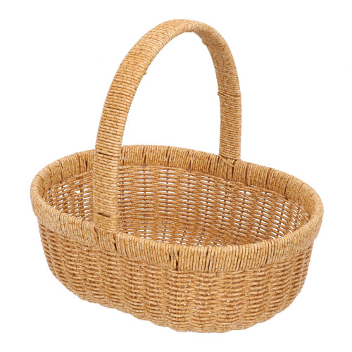 Imitation Rattan Mini Basket Khaki 1pack