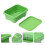Garden Vegetable Planter Box Green Plastic With Drainage Mesh 3