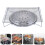 Silver Barbecue Tool Stainless Steel 1pack 11.2x9.3in 3