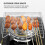Silver Barbecue Tool Stainless Steel 1pack 11.2x9.3in 9