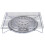 Silver Barbecue Tool Stainless Steel 1pack 11.2x9.3in 2