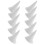10pcs Ceramic Kiln Support Pins for Pottery Firing Cone 1