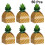 50 Pcs Pineapple Gift Box Paper Storage Bag Candy Packaging Case 5