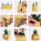 50 Pcs Pineapple Gift Box Paper Storage Bag Candy Packaging Case 11