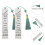 Unique Bookmarks For Book Lovers Silver 2pcs Location 8