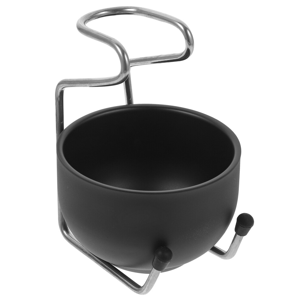 Photos - Razor / Razor Blade 1 Set Stainless Steel Soap Bowl Stand for Shaving Mustache