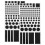 2 Sheets Blackout Stickers For Electronics Led Cover Shading Tape 9