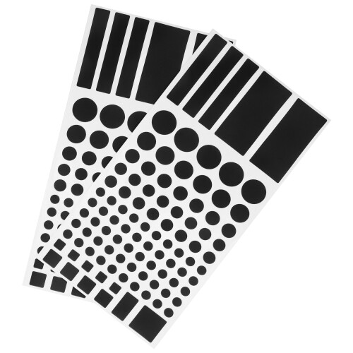 2 Sheets Blackout Stickers For Electronics Led Cover Shading Tape