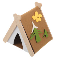 Hamster Hideout Habitat Hamster Hideout Wood 1set