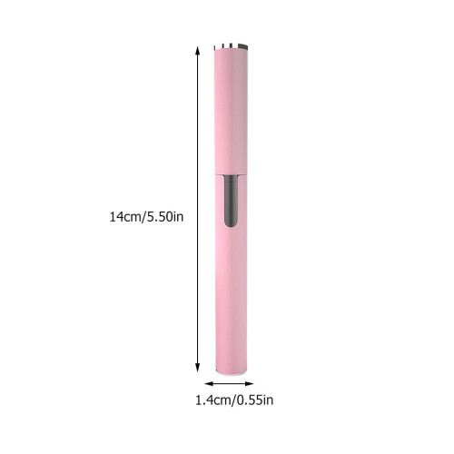 Practical Eyelash Tool Abs Electric Eyelash Curler Pink 1set 1
