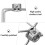 2 Pcs Barbecue Fork Grill Charcoal Rotisserie Tools Bbq Silver 8