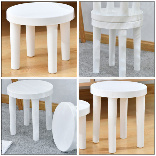 Stoolkids Sturdy And Strong Kids Step Stool, Plastic White 2