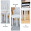 Stoolkids Sturdy And Strong Kids Step Stool, Plastic White 11