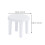Stoolkids Sturdy And Strong Kids Step Stool, Plastic White 2