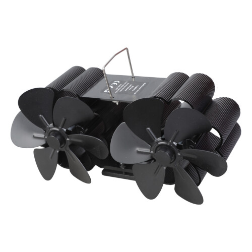Fireplace Fan Quiet and Effective Heat Circulation Heat Powered 2