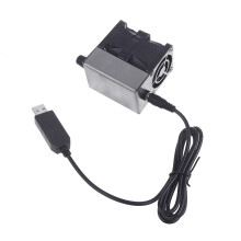 USB 5V Air Blower Fan USB Cable for Charcoal Stove BBQ Fan