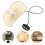 1Pc Durable Khaki Rattan Ceiling Lamp Creative Indoor Pendant Light 11