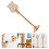 Mlins  Unity Candles For Wedding Gold Holder Crystal Elegant 4