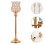Mlins  Unity Candles For Wedding Gold Holder Crystal Elegant 3