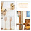 Mlins  Unity Candles For Wedding Gold Holder Crystal Elegant 9