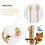 Mlins  Unity Candles For Wedding Gold Holder Crystal Elegant 8
