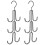 Handbag Storage Holder Iron For Closet 2pcs 14.6x5.5in 7