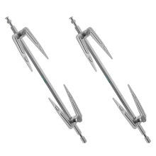 2 Pcs Rotisserie Kit For Oven Budgie Nest Grilling Fork Assembly
