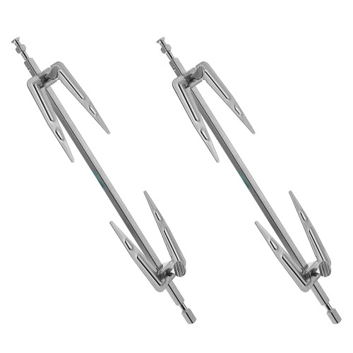 2 Pcs Rotisserie Kit For Oven Budgie Nest Grilling Fork Assembly