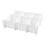 Drawer Partition Boards White Pvc 7pcs 10