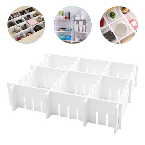 Drawer Partition Boards White Pvc 7pcs 1