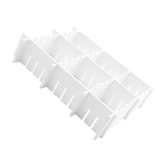 Drawer Partition Boards White Pvc 7pcs