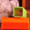 Silicone Dog Brush Assorted Color 2pcs 5