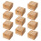 10Pcs Kraft Paper Cookie Boxes Multipurpose Takeaway Dessert Packing 7