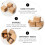 10Pcs Kraft Paper Cookie Boxes Multipurpose Takeaway Dessert Packing 10