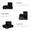 Paper Cup Storage Rack Straw Holder Coffee Cups Pantry Black 9