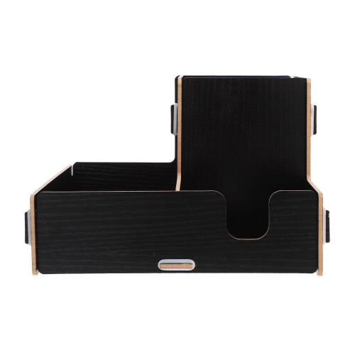 Paper Cup Storage Rack Straw Holder Coffee Cups Pantry Black 2