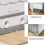 6pcs Baby Gate Mounting Kit with Safety Brackets for Wall 7