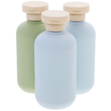 1Ensemble Flacons Voyages Toilette Durables Pour Shampooing Et Lotion