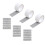 1 Set Screen Window Repair Kit Self-Adhesive Patch Tape 10