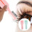 Lash Brush Tool Pink 2pcs 4.2in 5