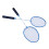 2PCS Badminton Rackets for Adults Teens Iron Alloy 6