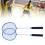 2PCS Badminton Rackets for Adults Teens Iron Alloy 12