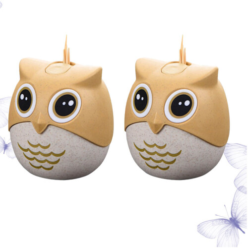 Portable Toothpick Holder Novelty Design For Home Use 2pcs 2