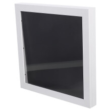 shadow box frame with shatter-resistant glass 12.97x12.97x1.45in