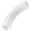 White Plastic Curtain Track Connector Durable Curtain Rail Joints 1
