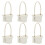 6-Pack Plastic Woven Storage Baskets Organizer Holder For 1