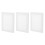 Artist Drawing Boards Canvas Drawing Board White 3pack 7